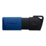Kingston DataTraveler Exodia M Memoria USB 64GB - USB 3.2 Gen 1 - Cappuccio mobile - Gancio per portachiavi - Colore nero/blu (pendrive)