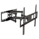 Cromad Supporto a parete con doppio braccio articolato per TV da 32"-70" - Compatibile con TV curve - Girevole