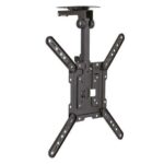 Cromad Supporto a soffitto inclinabile per TV da 23"-55" - Inclinabile e girevole - Peso max 20 kg - VESA 400x400 mm