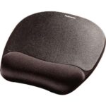 Fellowes Tappetino con poggiapolsi in memory foam - Comfort eccezionale - Colore nero