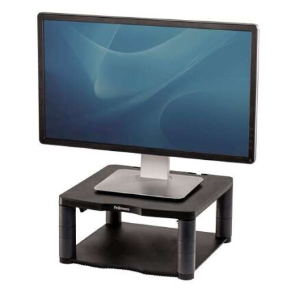 Fellowes Supporto per monitor Premium - Regolabile su 5 altezze - Fino a 36 kg - Colore grafite