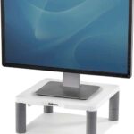Fellowes Supporto per monitor Premium - Regolabile su 5 altezze - Fino a 36 kg - Colore grigio