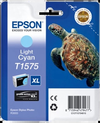 Cartuccia d'inchiostro originale Epson T1575 Ciano chiaro - C13T15754010