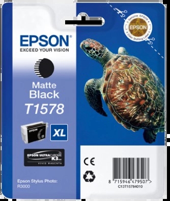 Epson T1578 Nero opaco Cartuccia d'inchiostro originale - C13T15784010 Epson T1578 Nero opaco Cartuccia d'inchiostro originale - C13T15784010