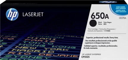 HP CE270A Nero Cartuccia toner originale - 650A