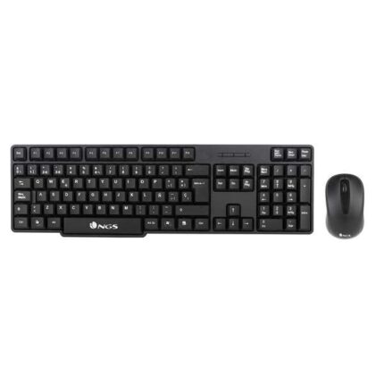 NGS Euphoria Kit Pack Tastiera wireless USB + Mouse wireless USB 1200dpi 3 pulsanti - Utilizzo ambidestro