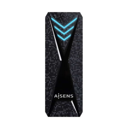 Aisens Custodia esterna SSD M.2 NGFF/NVMe USB-C 3.2 Gen2 - Illuminazione LED RGB