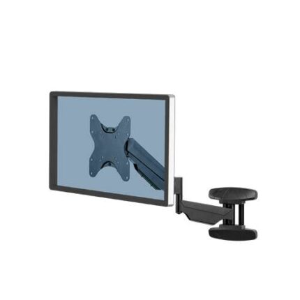 Fellowes Supporto a parete per schermo - Completamente regolabile - Sistema a molla a gas - Fino a 42" o 30 kg - Colore nero