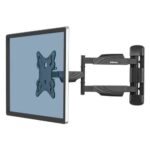 Fellowes Supporto a parete per TV - Braccio articolato - Da 23 a 55" - Fino a 35 kg - Sistema di gestione dei cavi integrato - Colore nero