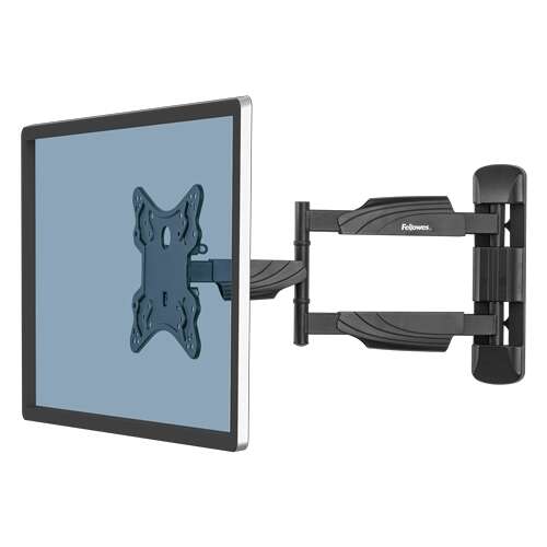 Fellowes Supporto a parete per TV - Braccio articolato - Da 23 a 55" - Fino a 35 kg - Sistema di gestione dei cavi integrato - Colore nero Fellowes Supporto a parete per TV - Braccio articolato - Da 23 a 55" - Fino a 35 kg - Sistema di gestione dei cavi integrato - Colore nero
