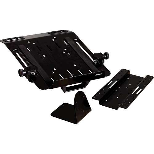 Fellowes Professional Series Accessorio per supporto laptop - Regolabile - Organizzazione dei cavi - Griglie di ventilazione - Colore nero Fellowes Professional Series Accessorio per supporto laptop - Regolabile - Organizzazione dei cavi - Griglie di ventilazione - Colore nero