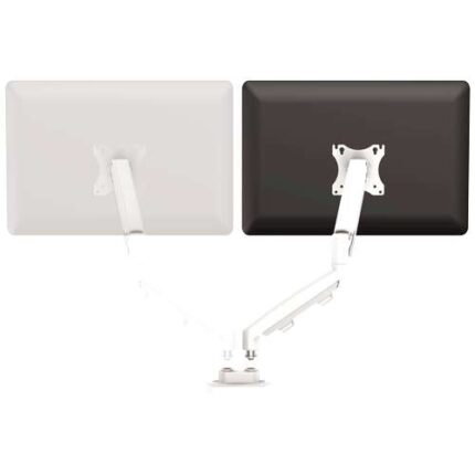 Fellowes Eppa Kit di conversione per doppio monitor - Fino a 39" e 8 kg - Regolabile con molla a gas - Colore bianco