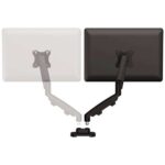 Fellowes Eppa Kit di conversione per doppio monitor - Fino a 39" e 8 kg - Regolabile con molla a gas - Colore nero