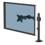 Fellowes Reflex Braccio per monitor singolo - Fino a 8 kg - Regolabile in altezza e profondità - Sistema di gestione dei cavi - Colore nero