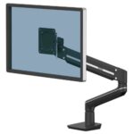 Fellowes Tallo Braccio per monitor singolo - Fino a 9 kg - Regolabile con molla a gas - Colore nero