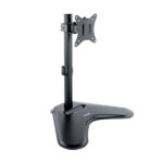 Tooq Supporto da tavolo per monitor da 17"-32" - Girevole e inclinabile - Gestione dei cavi - Peso massimo 9 kg - VESA 100x100 mm
