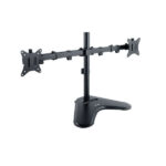 Tooq Supporto da tavolo con bracci articolati per 2 monitor da 17"-32" - Girevole e inclinabile - Peso massimo 9 kg per braccio - VESA 100x100 mm