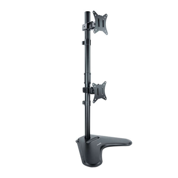 Tooq Supporto da tavolo per 2 monitor verticali da 17"-32" - Girevole e inclinabile - Peso max 9 kg x braccio - VESA 100x100 mm Tooq Supporto da tavolo per 2 monitor verticali da 17"-32" - Girevole e inclinabile - Peso max 9 kg x braccio - VESA 100x100 mm