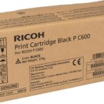 Ricoh PC600 Nero Cartuccia toner originale - 408314/P C600BK