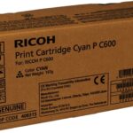Ricoh PC600 Ciano Cartuccia toner originale - 408315/P C600C