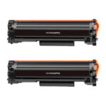 Generico HP CF244A Nero Confezione da 2 cartucce toner generiche - Sostituisce 44A