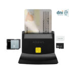 Aisens Lettore di carte intelligenti DNI USB-C con lettore di schede SIM