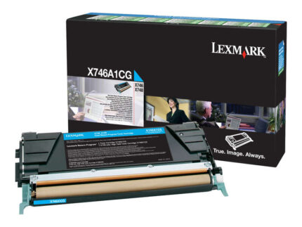 Lexmark X746/X748 Ciano Cartuccia toner originale - X746A1CG