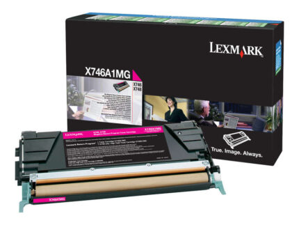 Lexmark X746/X748 Cartuccia toner originale magenta - X746A1MG