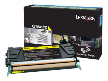 Lexmark X746/X748 Giallo Cartuccia toner originale - X746A1YG