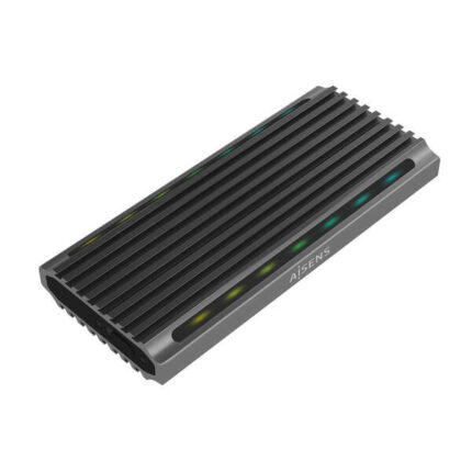 Aisens Box esterno M.2 (NGFF) per SSD M.2 SATA/NVME a USB3.1 GEN2 - Colore grigio