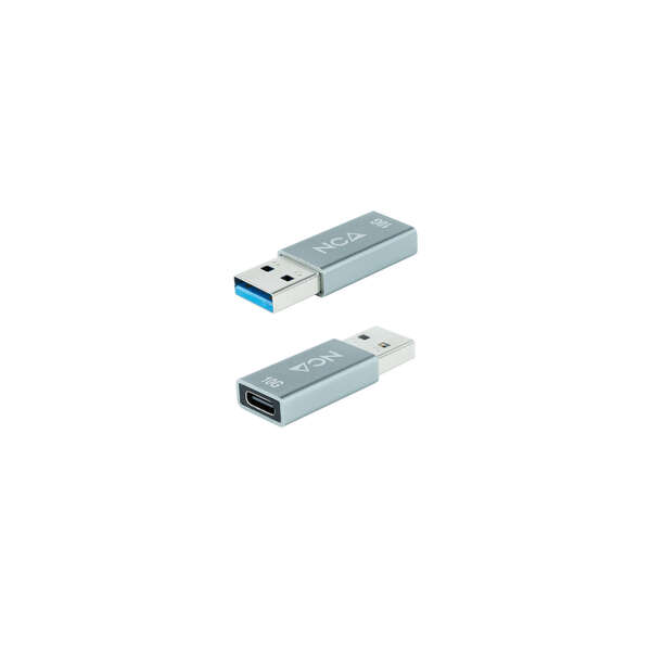 Nanocavo Adattatore USB-A 3.1 Gen 2 maschio a USB-C femmina - Trasferimento dati fino a 10 Gbps - Funzione OTG Nanocavo Adattatore USB-A 3.1 Gen 2 maschio a USB-C femmina - Trasferimento dati fino a 10 Gbps - Funzione OTG