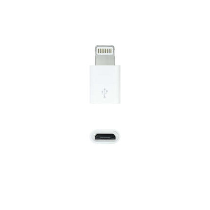 Nanocavo Adattatore Lightning a Micro USB - Lightning/M-Micro B/H - Colore bianco
