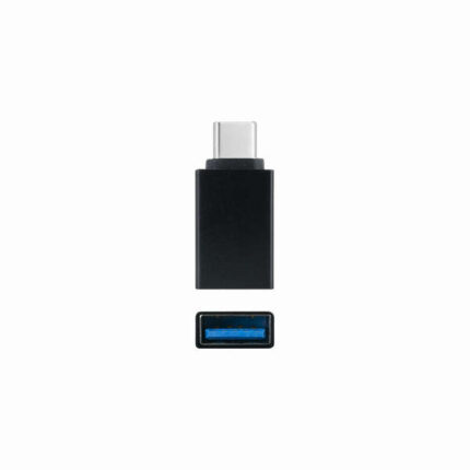 Nanocavo Adattatore da USB-C a USB 3.1 - USB-C/M-USB-A/H - Alluminio - Colore Nero