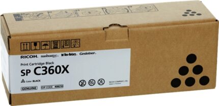 Ricoh Aficio SP-C361 Nero Cartuccia toner originale - 408250/SPC360X