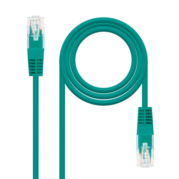 Nanocavo Cavo di rete Patch cord RJ45 CAT.6 UTP AWG24 - 25 cm - Colore verde Nanocavo Cavo di rete Patch cord RJ45 CAT.6 UTP AWG24 - 25 cm - Colore verde