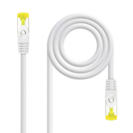 Nanocavo Cavo di rete Patch cord RJ45 LSZH CAT.6A SFTP AWG26 - 25 cm - Colore bianco