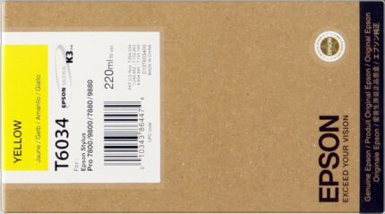 Epson T6034 Cartuccia d'inchiostro giallo originale - C13T603400