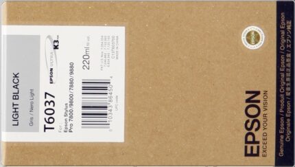 Epson T6037 Nero Light Cartuccia d'inchiostro originale - C13T603700