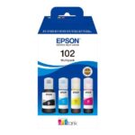 Epson 102 Confezione da 4 flaconi di inchiostro originale - C13T03R640