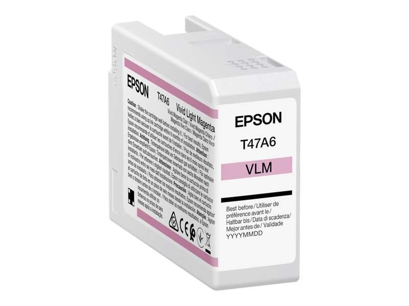 Epson T47A6 Magenta Light Vivido Cartuccia d'inchiostro originale - C13T47A600 Epson T47A6 Magenta Light Vivido Cartuccia d'inchiostro originale - C13T47A600