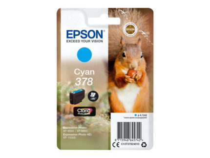 Epson 378 Ciano Cartuccia d'inchiostro originale - C13T37824010