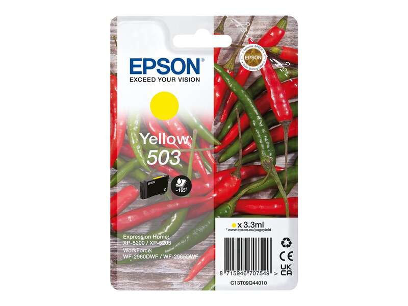 Epson 503 Giallo Cartuccia d'inchiostro originale - C13T09Q44010 Epson 503 Giallo Cartuccia d'inchiostro originale - C13T09Q44010