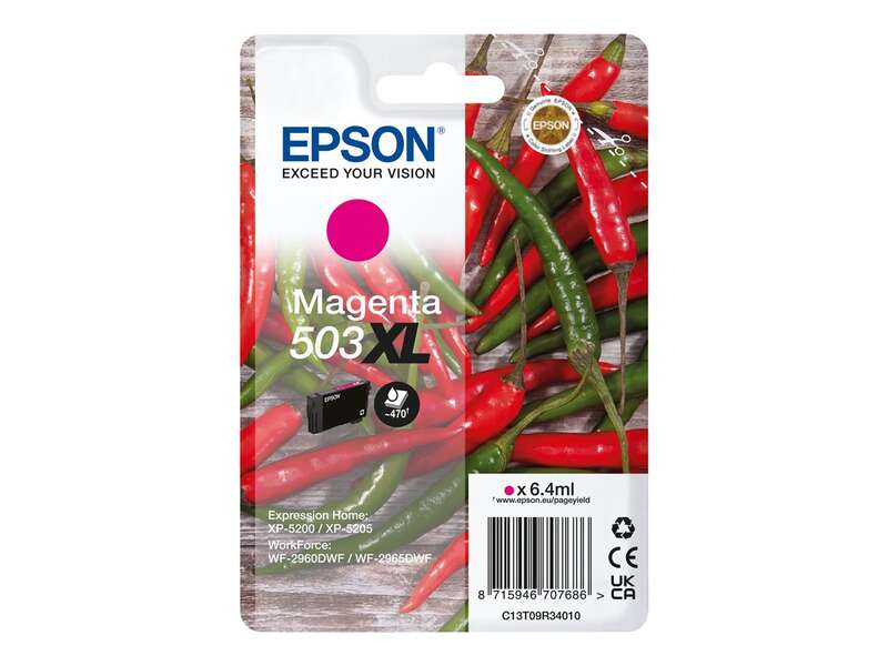 Cartuccia d'inchiostro originale Epson 503XL Magenta - C13T09R34010 Cartuccia d'inchiostro originale Epson 503XL Magenta - C13T09R34010