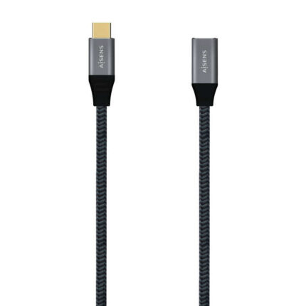 Cavo USB 3.2 GEN2x2 in alluminio 20GBPS 5A 100W Aisens - TIPO USB-C/M-USB-C/H - 1