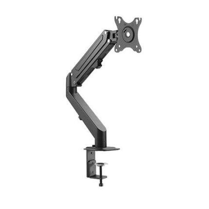 Cromad Supporto da tavolo con pistone a gas per monitor da 17"-27" - Regolabile in altezza