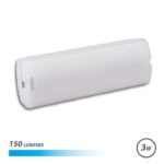 Elbat Luce di emergenza 3W 150lm - 6000k Luce fredda - Autonomia fino a 3 ore - IP20