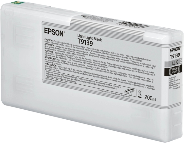 Epson T9139 Nero Light Light Cartuccia d'inchiostro originale - C13T913900 Epson T9139 Nero Light Light Cartuccia d'inchiostro originale - C13T913900