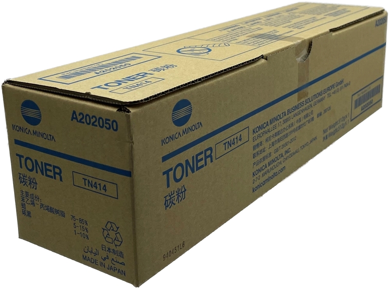 Konica Minolta TN414 Nero Cartuccia toner originale - A202050 Konica Minolta TN414 Nero Cartuccia toner originale - A202050