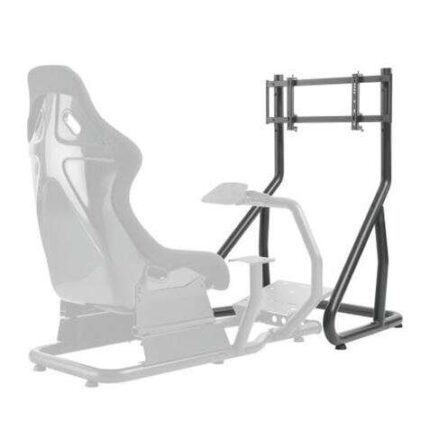 Cromad Supporto per monitor da 32" a 50" Ideale per l'uso con sedile da simulatore di guida - Sistema antifurto - Peso max. 50 kg - VESA da 75x75 fino a 400x200