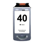 Canon PG40/PG50/PG37 Nero Cartuccia d'inchiostro rigenerata - Indicatore del livello d'inchiostro - Sostituisce 0615B001/0615B042/0616B001/2145B001